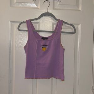 cropped tank top